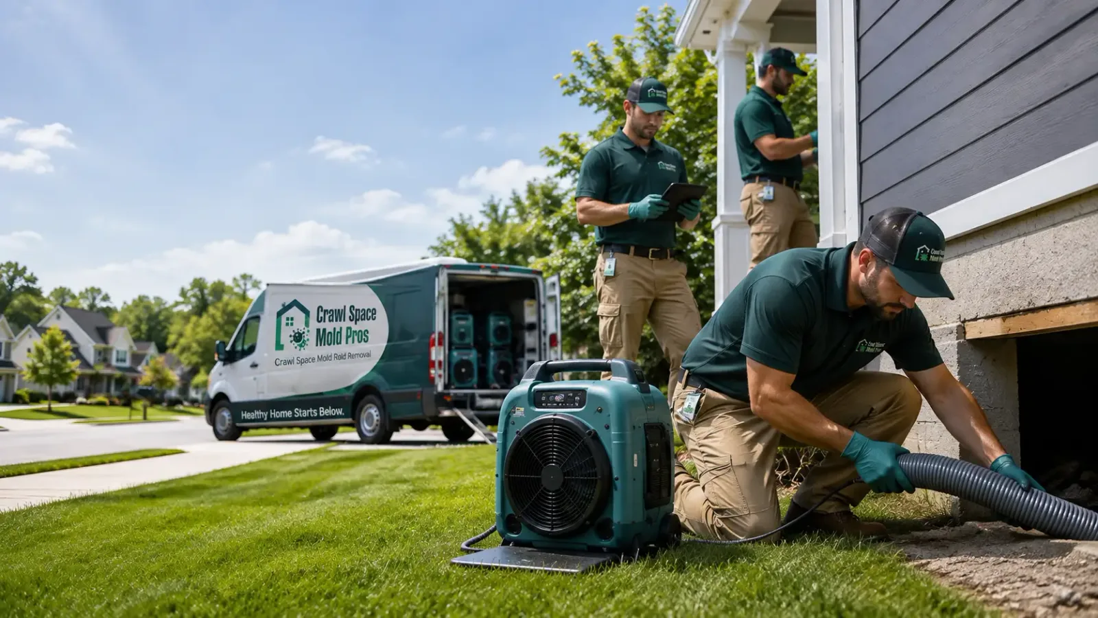 Crawl Space Mold Removal in Oconto, WI